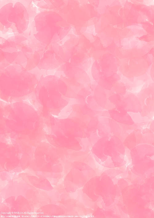 花のスタンプで作ったモザイク柄素材 ピンク Ramica