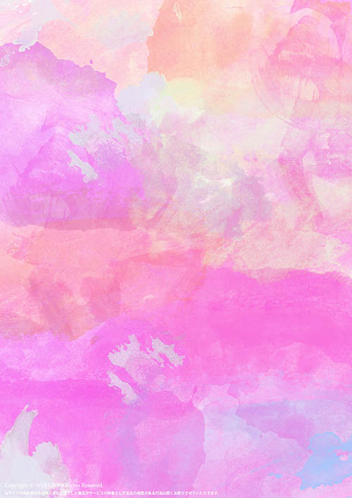 アート系迷彩柄の水彩画模様素材 水彩ピンク Ramica